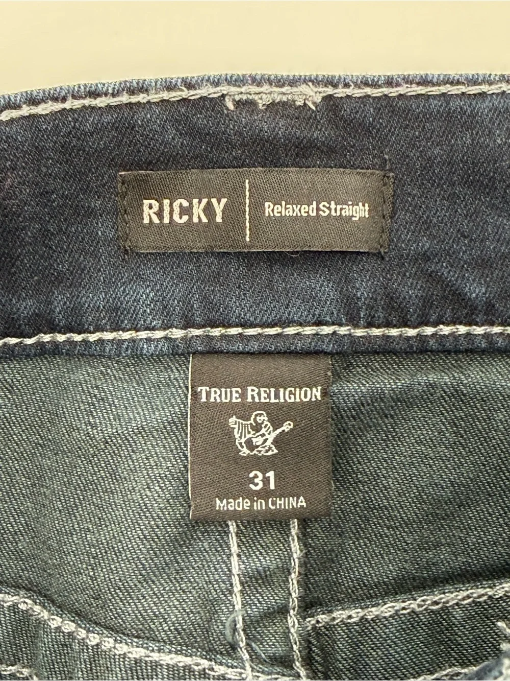 True Religion Jorts Jean Shorts Ricky 31